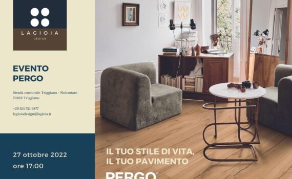 Evento Pergo – Il tuo stile di vita, il tuo pavimento.
