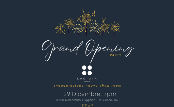 Il nuovo showroom di Lagioia Design